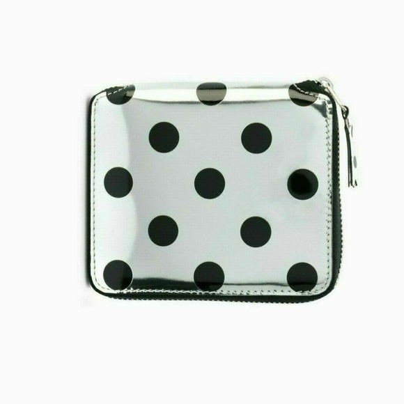 Comme des Garcons Handbags - Comme Des Garcons Large Polka Dot Full-zip Wallet